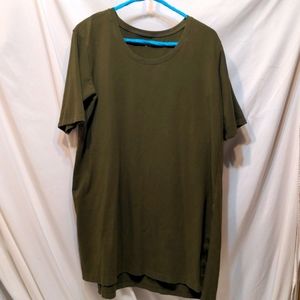 Eileen Fisher over sized green shirt size S/P